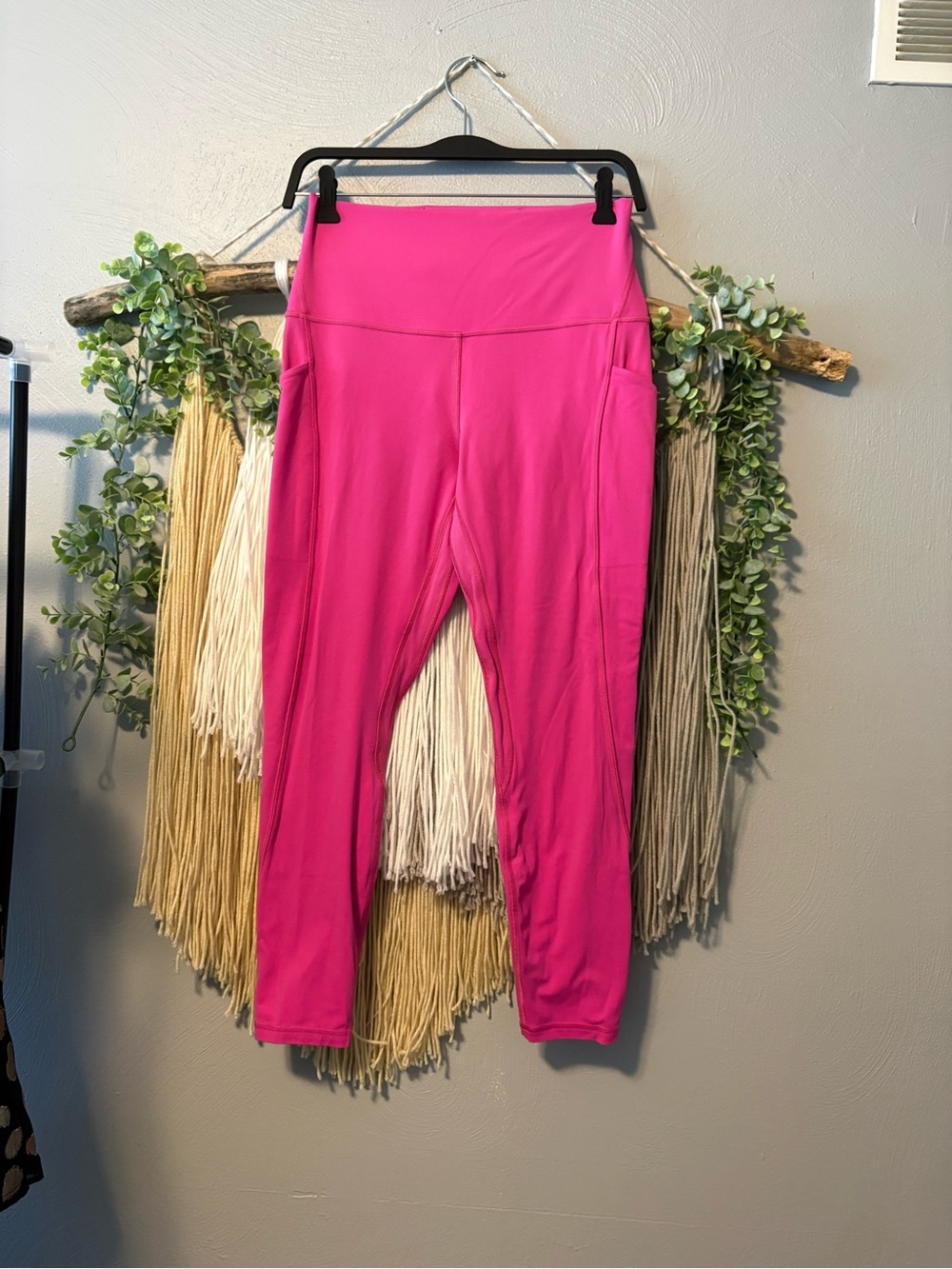 lululemon athletica Hot Pink High-Waist Pocket Leggings